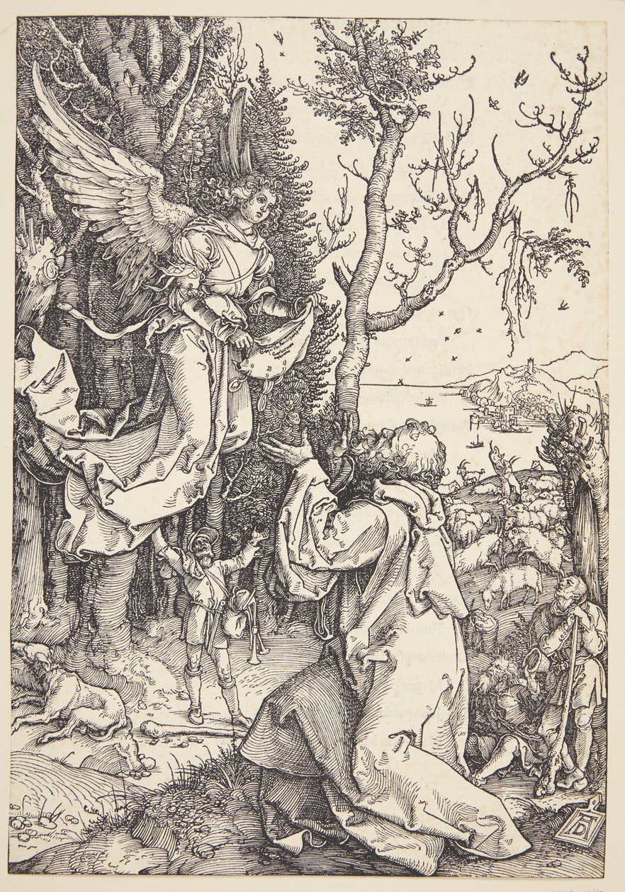 Joachim ve melek by Albrecht Dürer