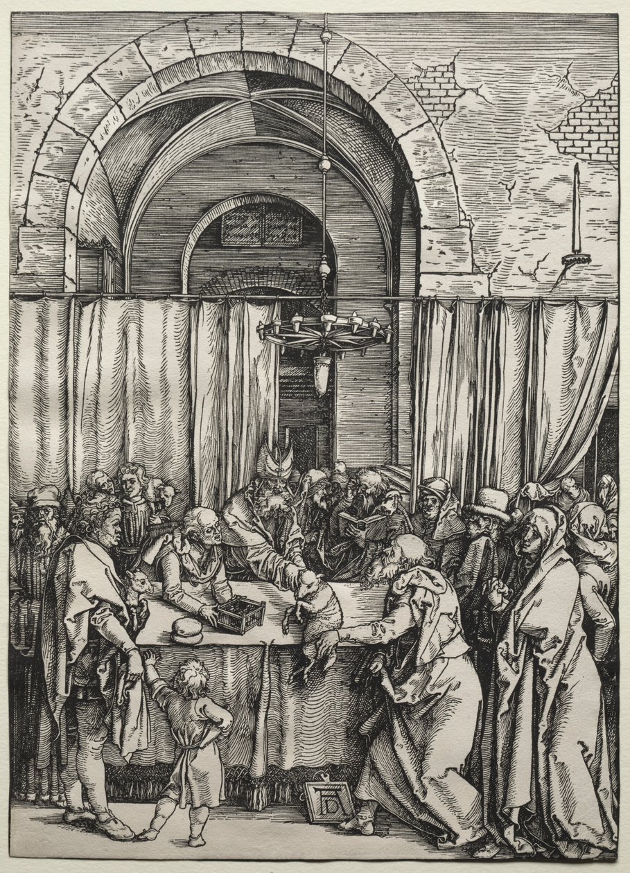Joachims Teklifi Baş Rahip Tarafından Reddedildi, c. 1504-1505. by Albrecht Dürer