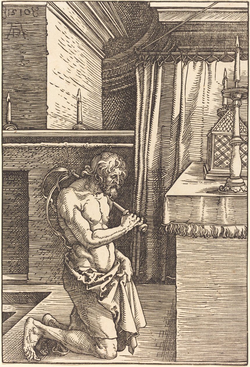 Kral David Kefaret Yapıyor by Albrecht Dürer