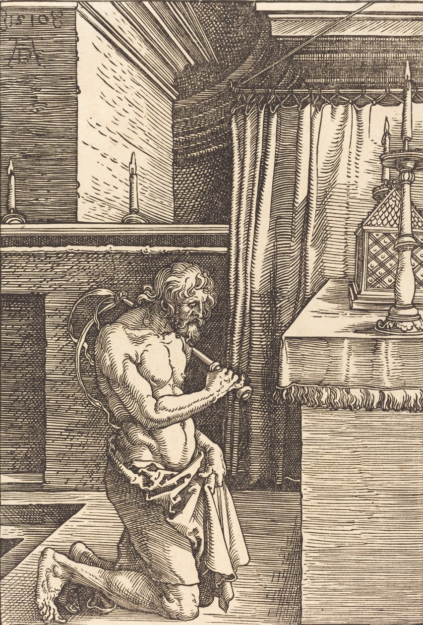 Kral David Kefaret Yapıyor, 1510. by Albrecht Dürer