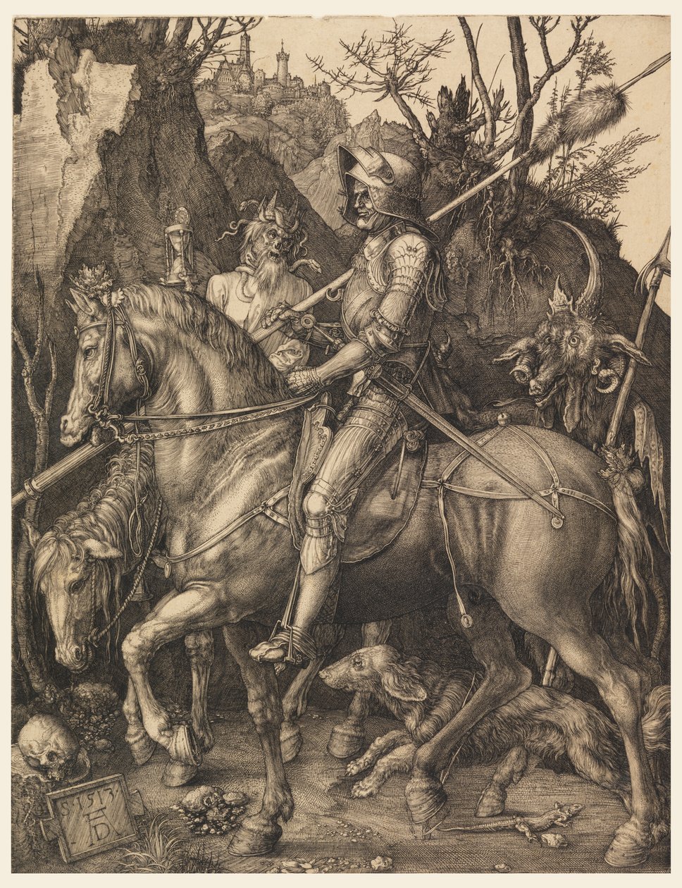 Şövalye, Ölüm ve Şeytan by Albrecht Dürer