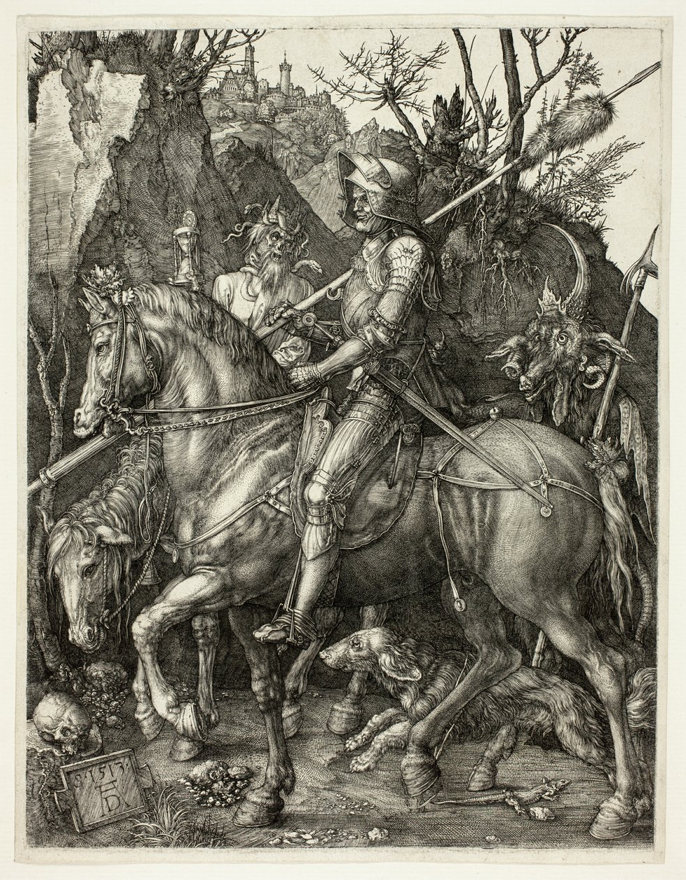 Şövalye, Ölüm ve Şeytan by Albrecht Dürer