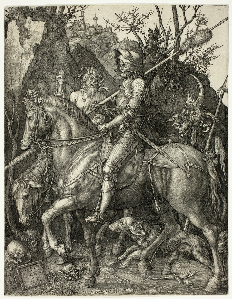 Şövalye, Ölüm ve Şeytan by Albrecht Dürer