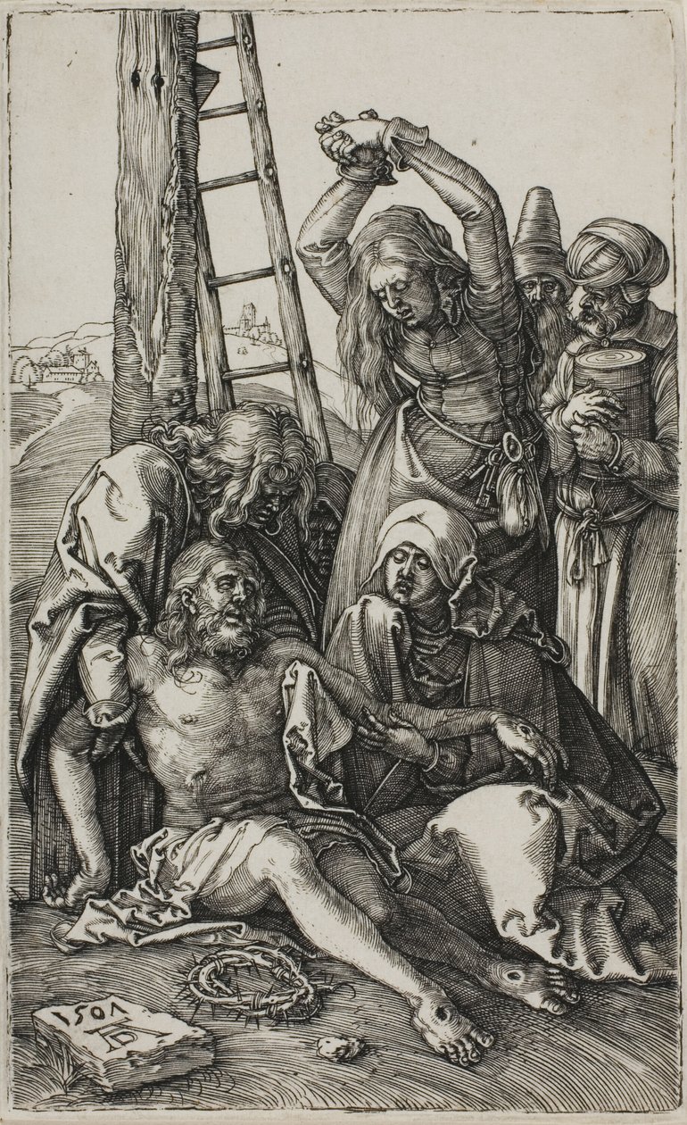 Oyulmuş Tutkudan Mesih'in Ağıtı by Albrecht Dürer