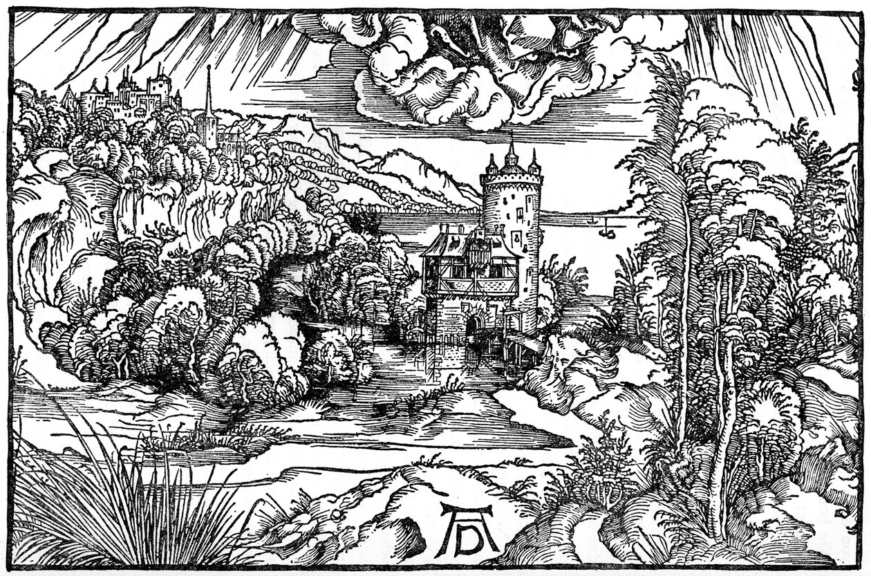 Manzara, 1498, 1936 by Albrecht Dürer
