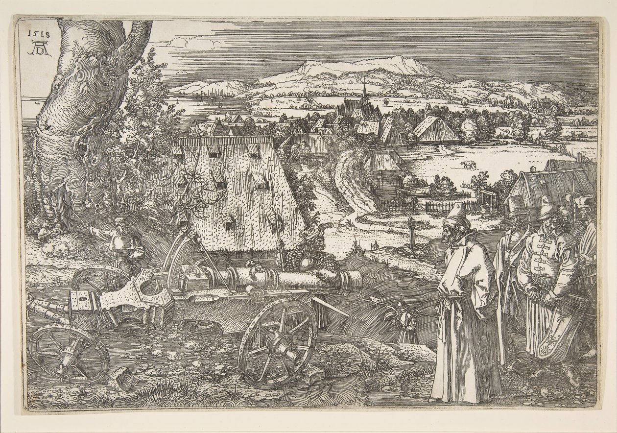 Bir Topla Manzara, 1518. by Albrecht Dürer