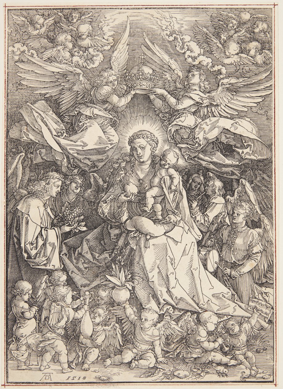 Meleklerin Madonna Kraliçesi by Albrecht Dürer