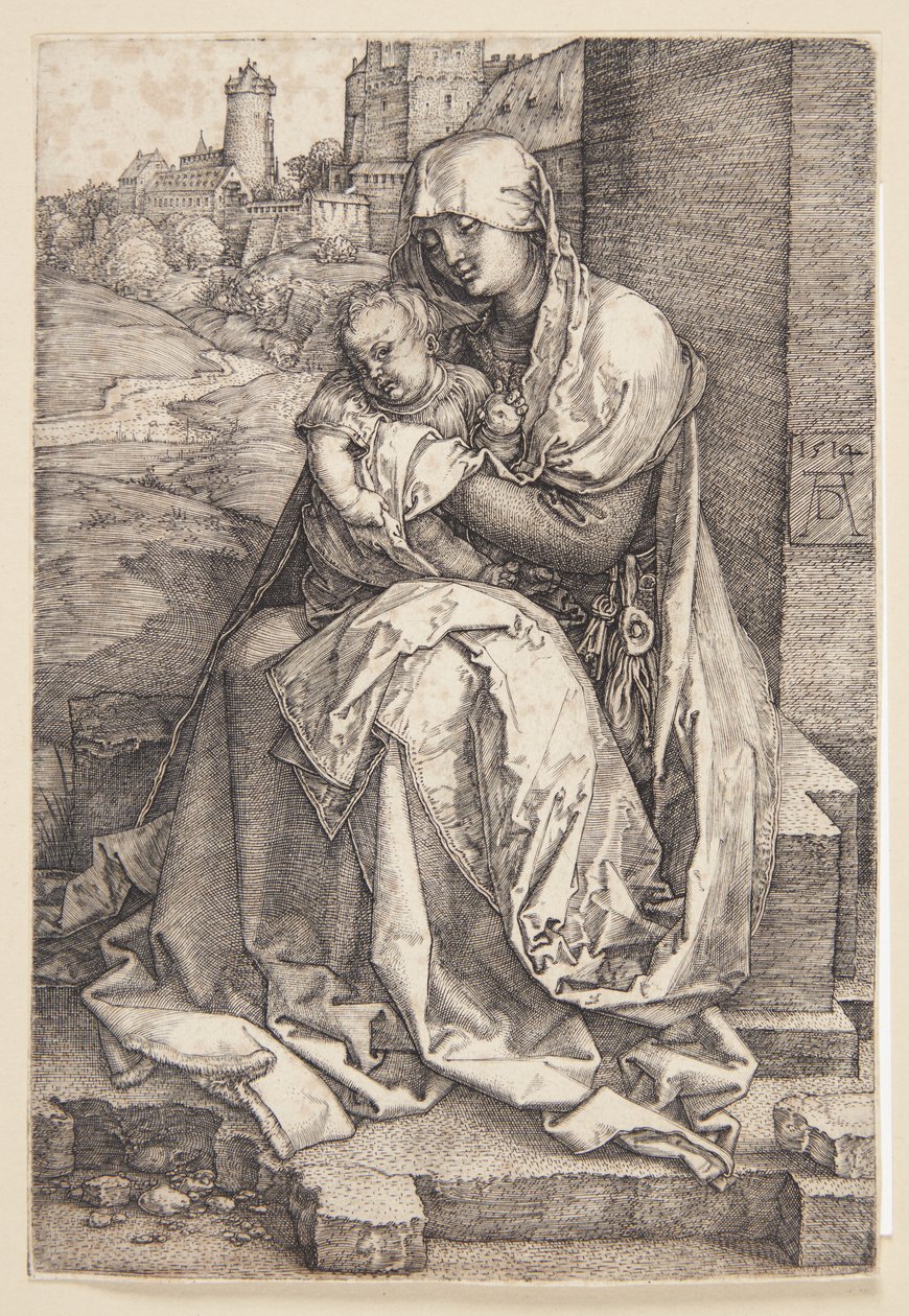 duvarın yanında madonna by Albrecht Dürer