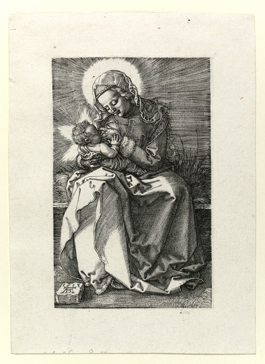 Madonna, Çocuğu emzirirken, 1519 by Albrecht Dürer
