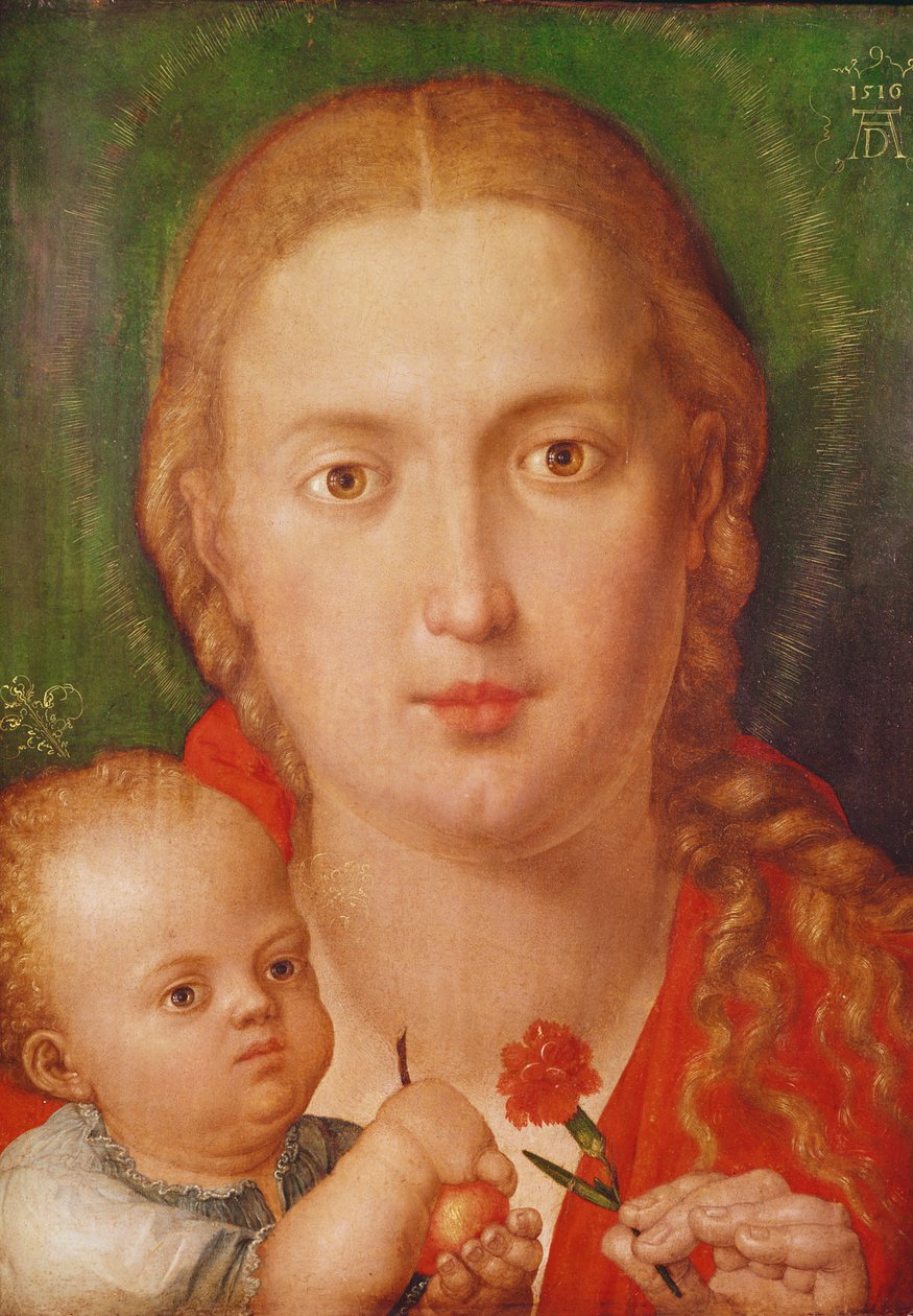 Karanfil Madonna, 1516 by Albrecht Dürer