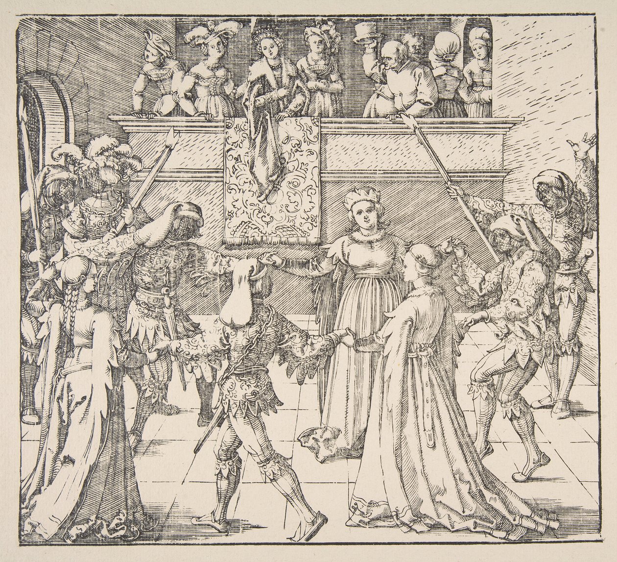 Meşalelerle Maskeli Balo Dansı, 1922. by Albrecht Dürer