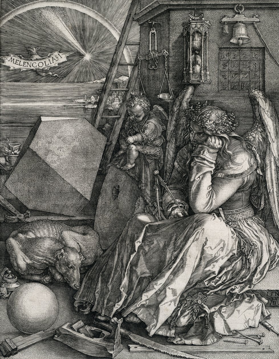 melenkolya ben by Albrecht Dürer