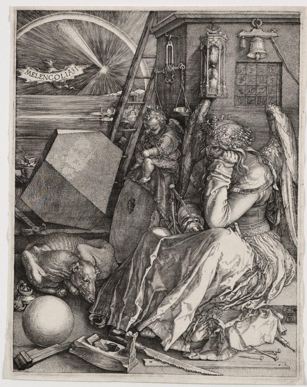 melenkolya ben by Albrecht Dürer
