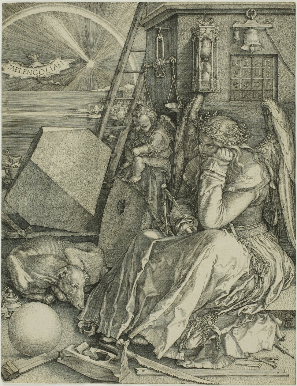 melenkolya ben by Albrecht Dürer