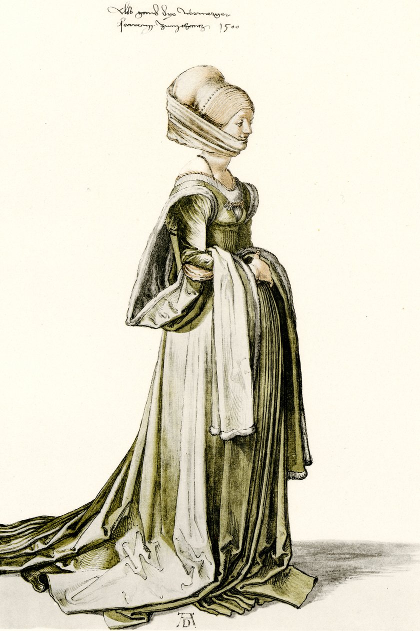 nürnberg dansçısı by Albrecht Dürer