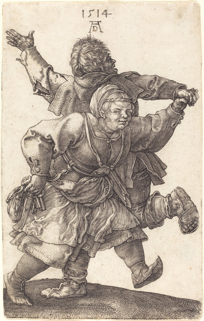 Köylü Çift Dans by Albrecht Dürer