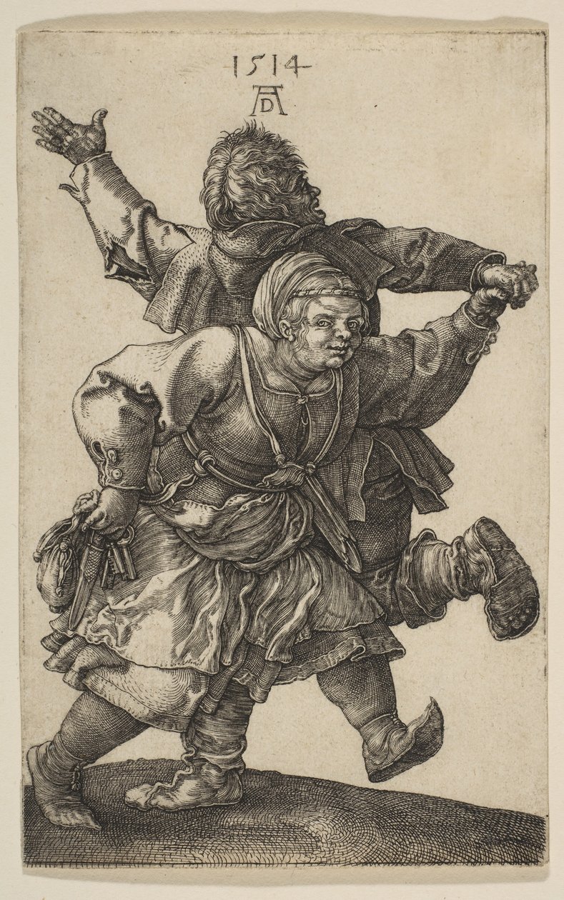Köylü Çift Dansı, 1514. by Albrecht Dürer