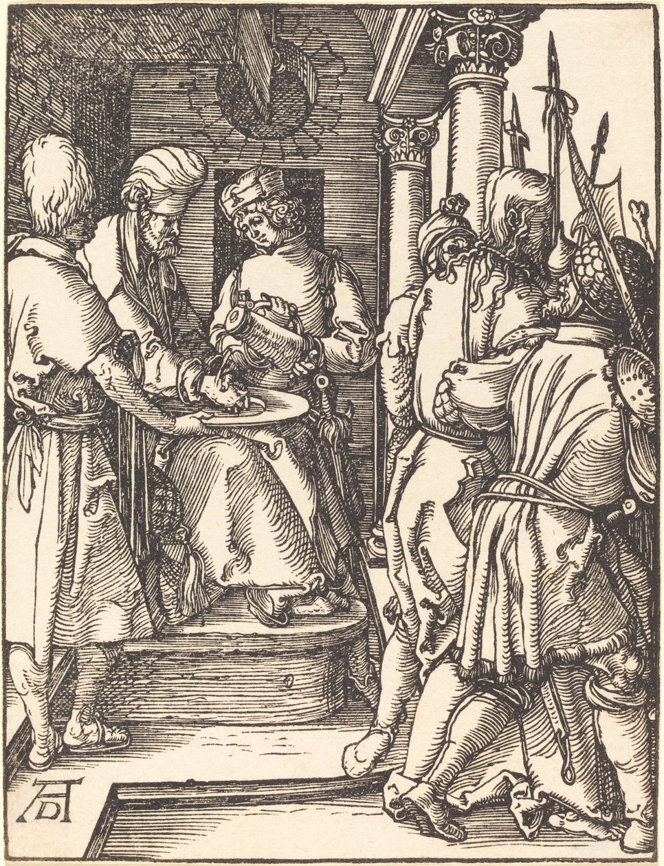 Pilatus Ellerini Yıkamak by Albrecht Dürer
