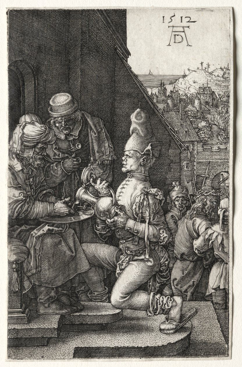 Ellerini Yıkanan Pilatus, 1512. by Albrecht Dürer