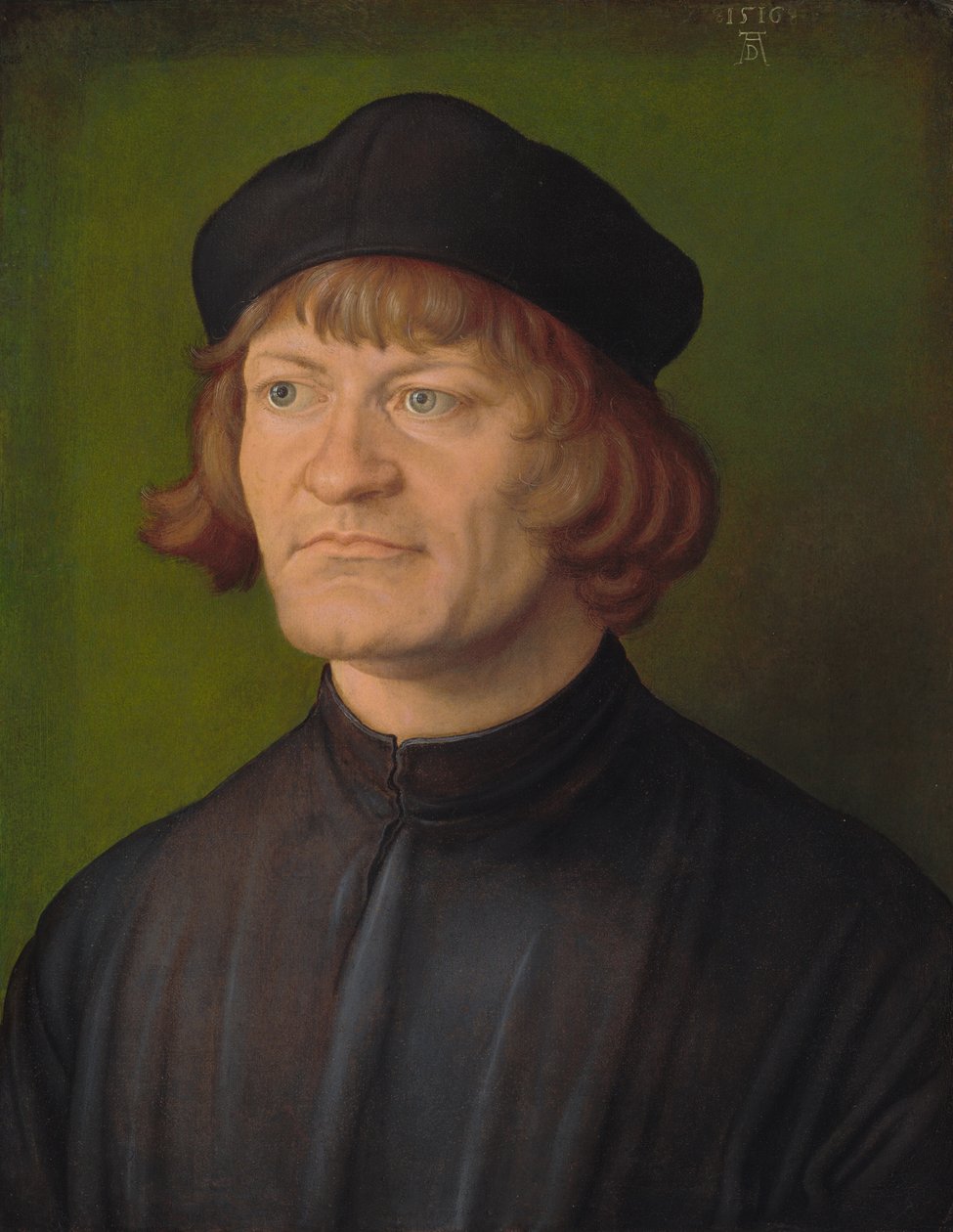 Bir Din Adamının Portresi (Johann Dorsch?) by Albrecht Dürer