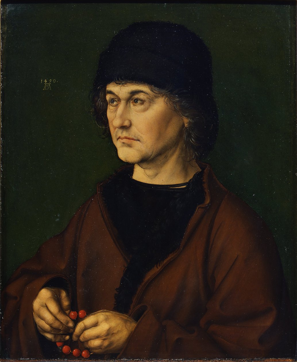 Sanatçıların babasının portresi, 1490 by Albrecht Dürer