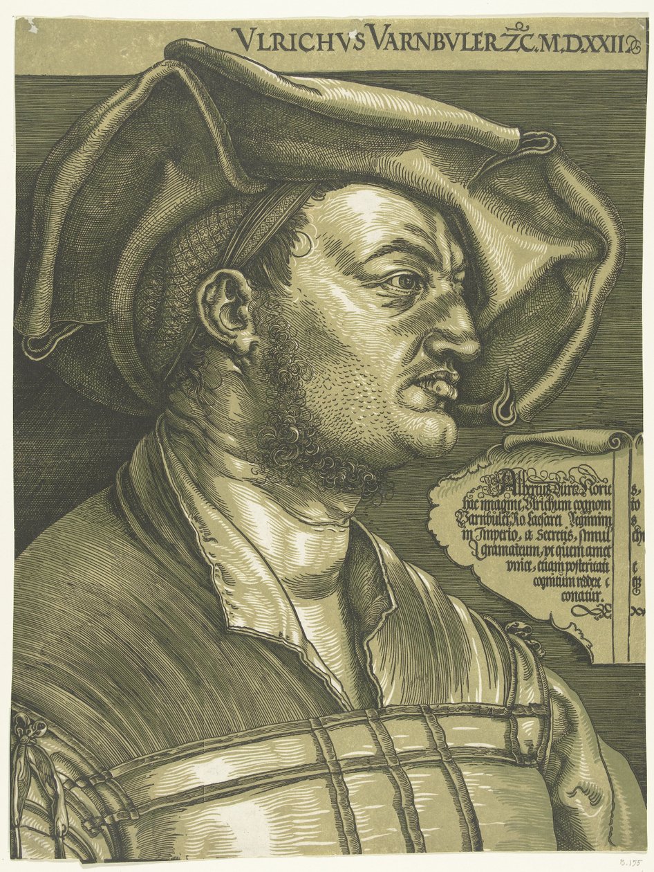 Portret van Ulrich Varnbüler by Albrecht Dürer