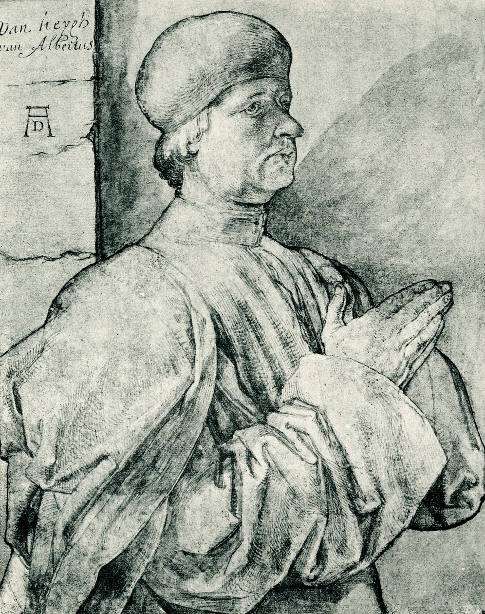 dua eden bağışçı by Albrecht Dürer