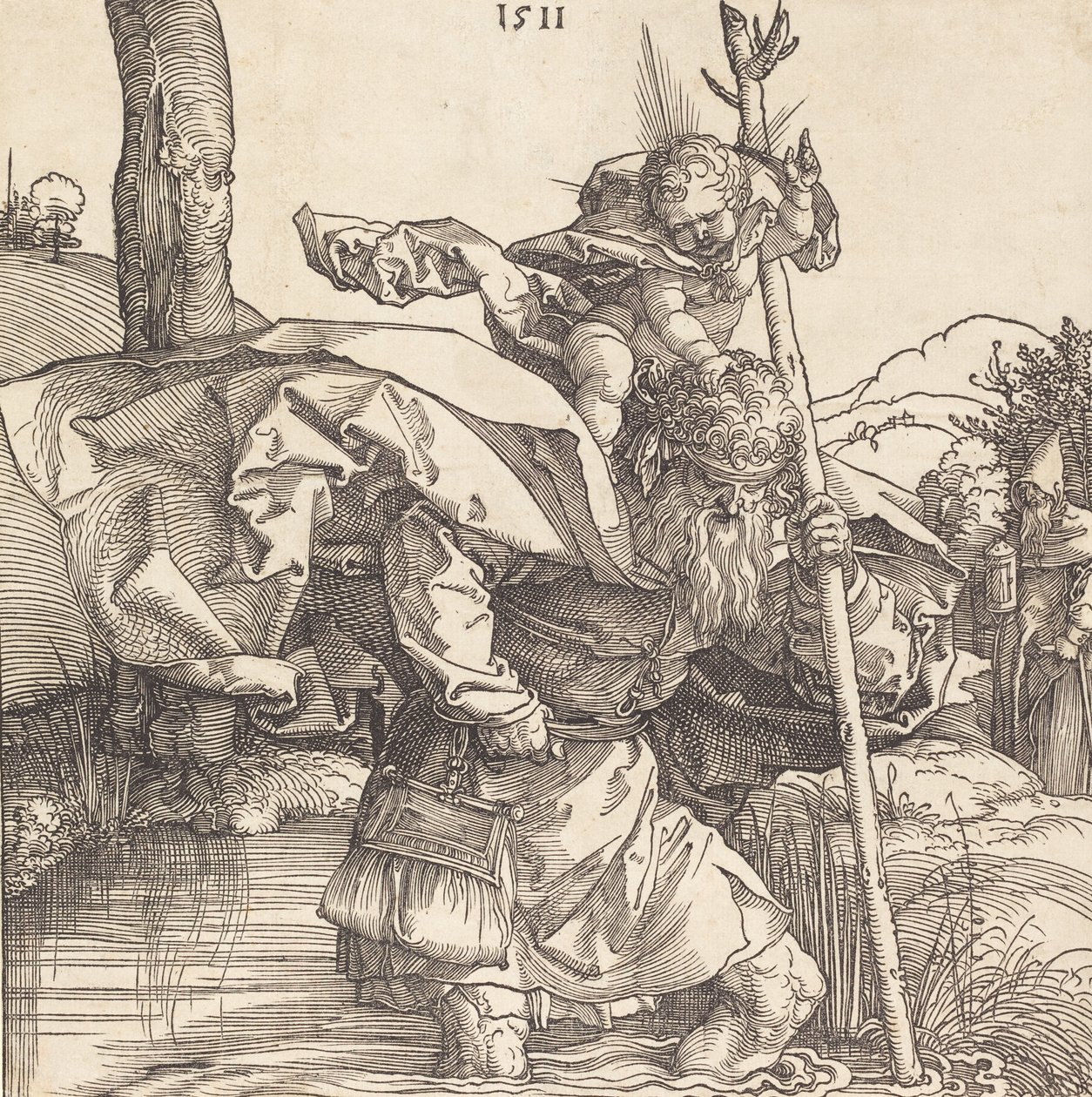 Aziz Christopher, 1511. by Albrecht Dürer