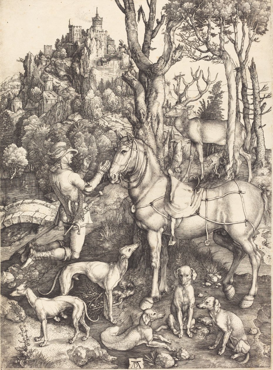 Aziz Eustace, c. 15001501. by Albrecht Dürer