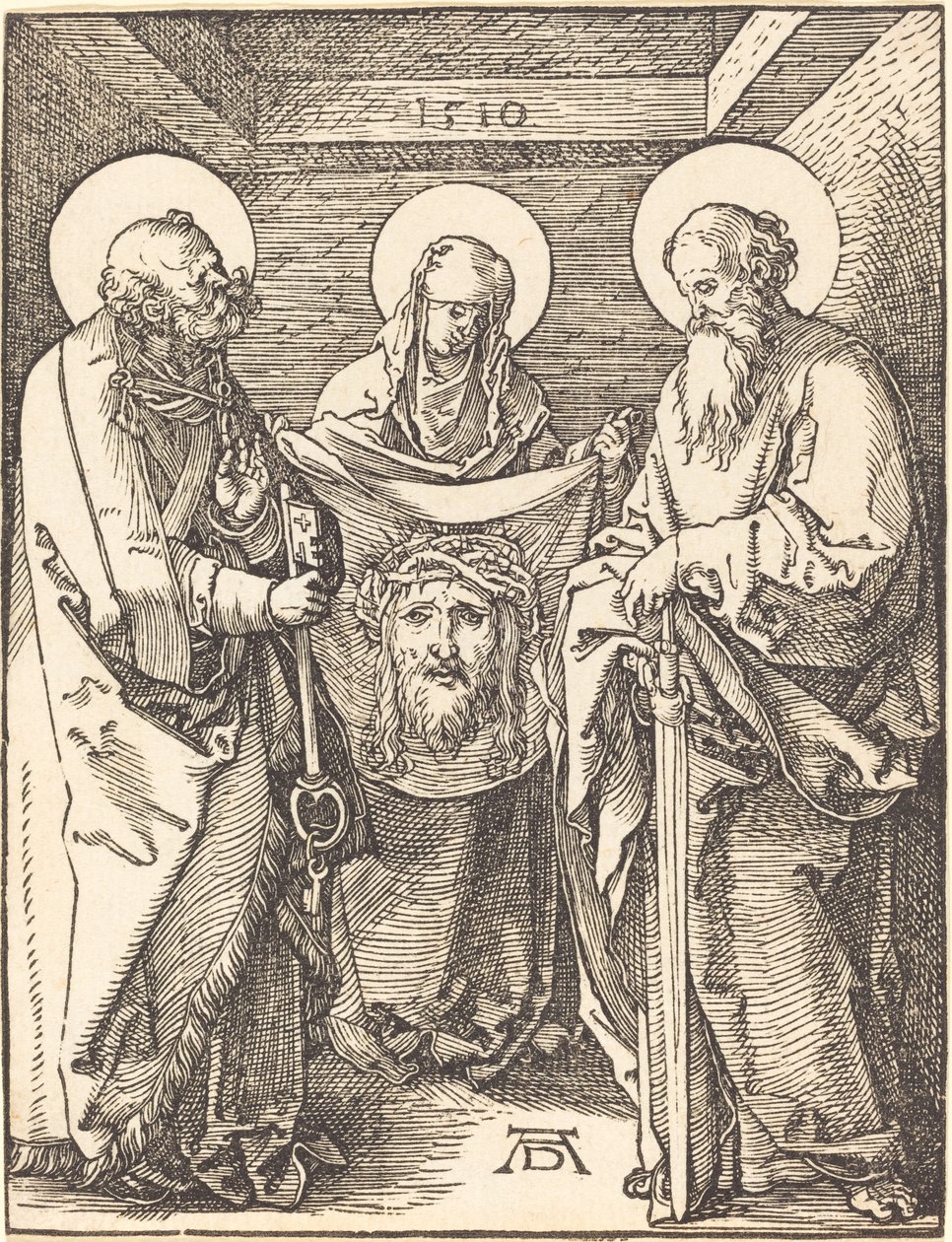 Aziz Peter ve Paul arasında Aziz Veronica by Albrecht Dürer