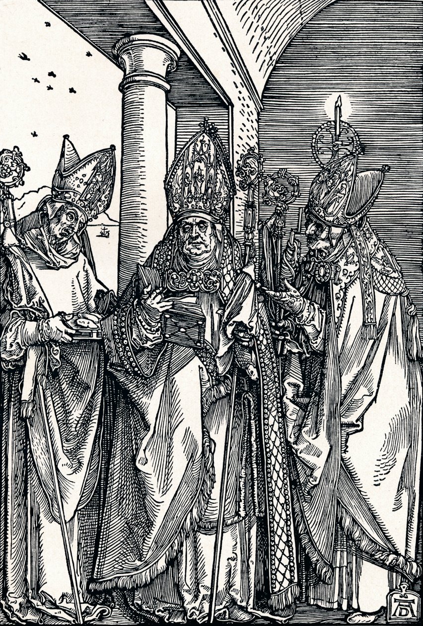 Aziz Nicholas, Ulrich ve Erasmus, 1508 1906. by Albrecht Dürer