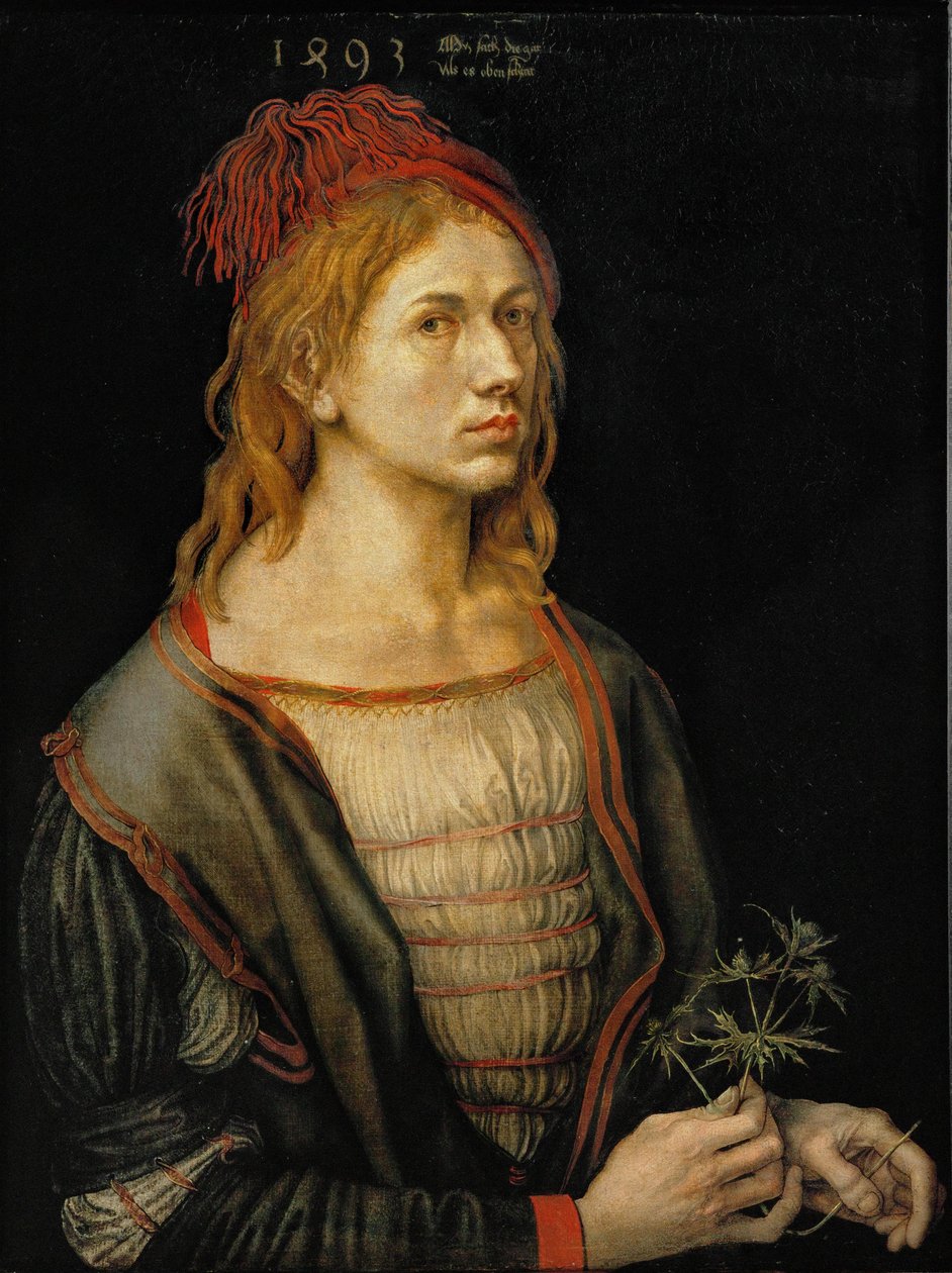 Devedikeni ile kendi portre by Albrecht Dürer