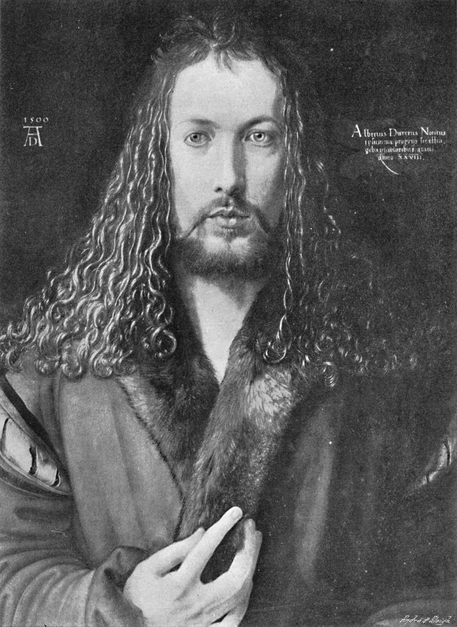 Otoportre, 1500, 1906 by Albrecht Dürer