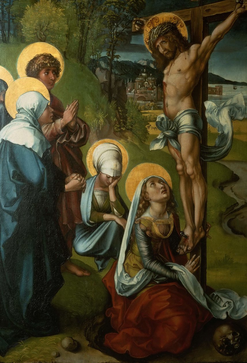 Seven Sorrows Polyptych Çarmıha Gerilme, 1495-1496. by Albrecht Dürer