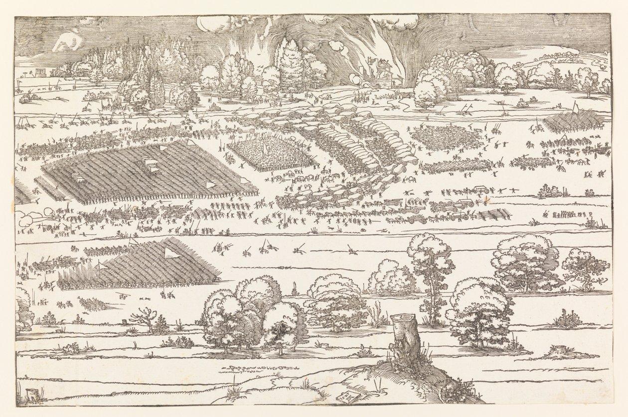Bir Şehrin Kuşatması (Bölüm 2) by Albrecht Dürer