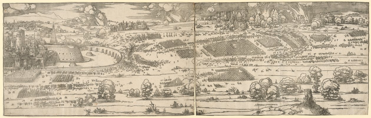 Kale Kuşatması by Albrecht Dürer