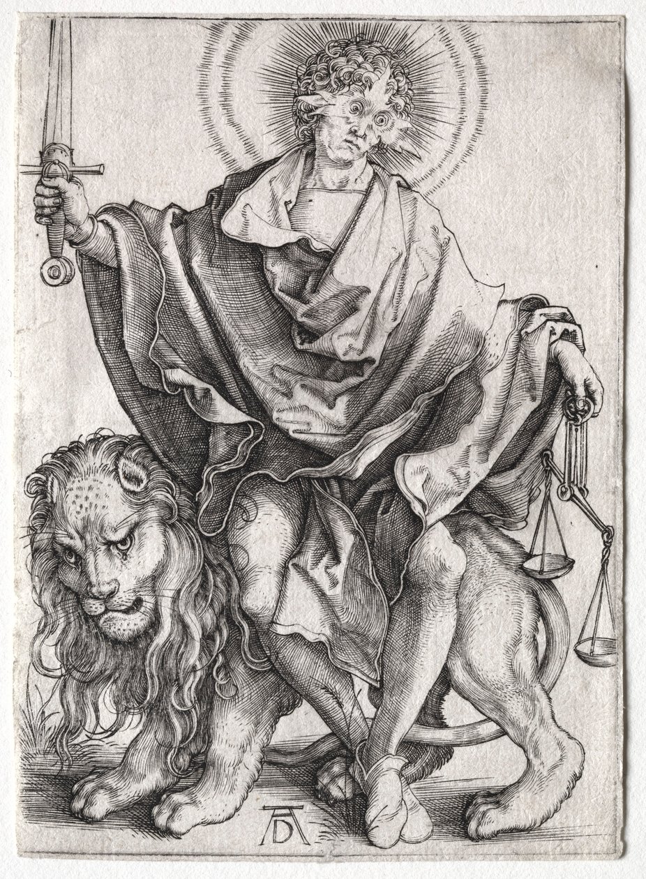 Doğruluğun Oğlu, c. 1500. by Albrecht Dürer