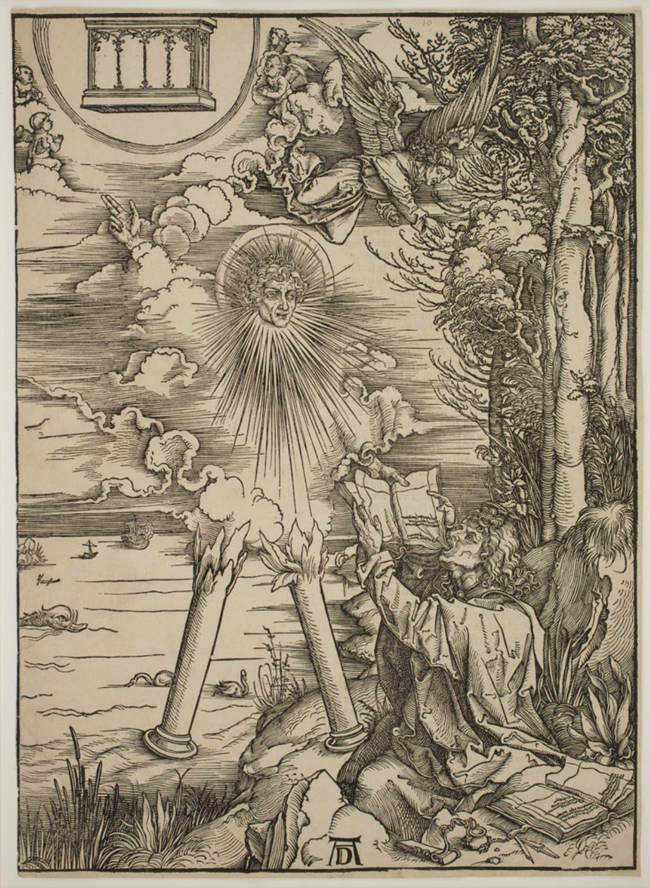 John Kitabı Yutuyor by Albrecht Dürer