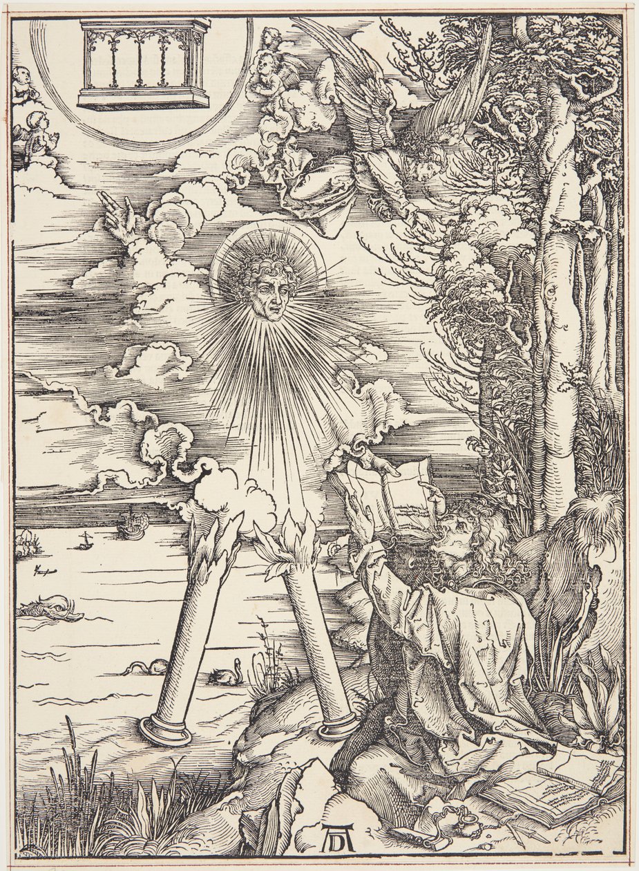John Kitabı Yutuyor by Albrecht Dürer