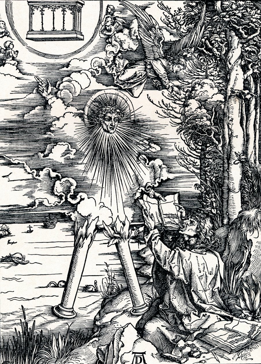 Aziz John Kitabı Yutuyor, 1498 1906 by Albrecht Dürer