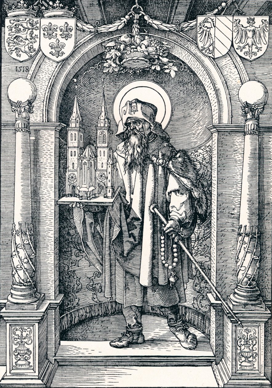 Nişteki Aziz Sebaldus, 1518 1906 by Albrecht Dürer