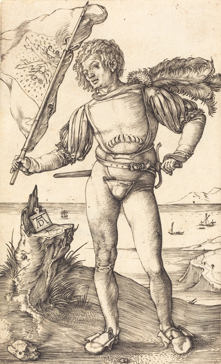 Standart Taşıyıcı, c. 15021503. by Albrecht Dürer