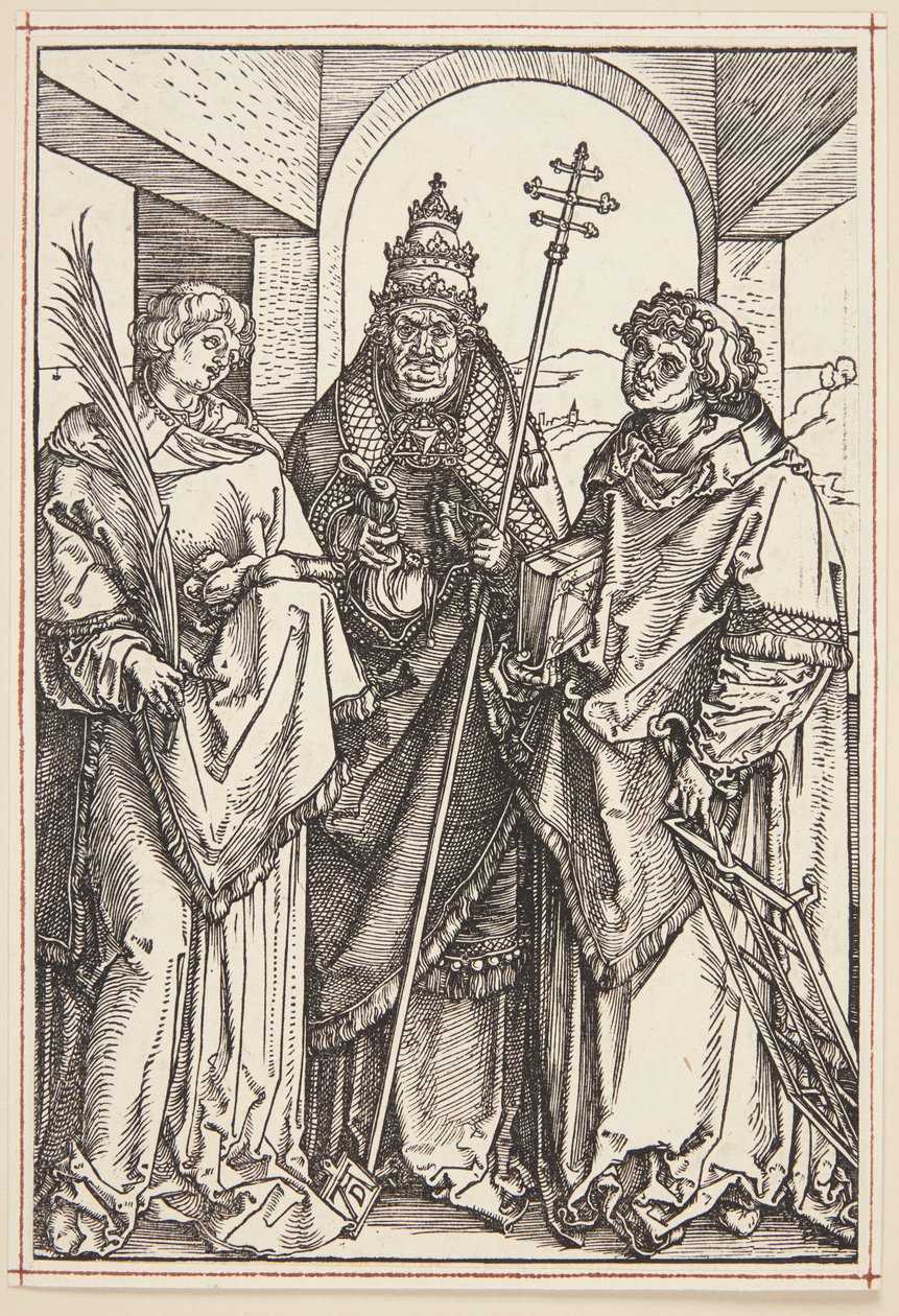 St. Lawrence, Sixtus ve Stephen by Albrecht Dürer