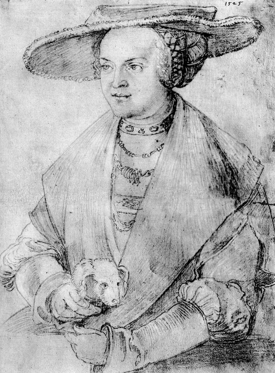 Brandenburg-Ansbachlı Susanne, 1525, 1936 by Albrecht Dürer