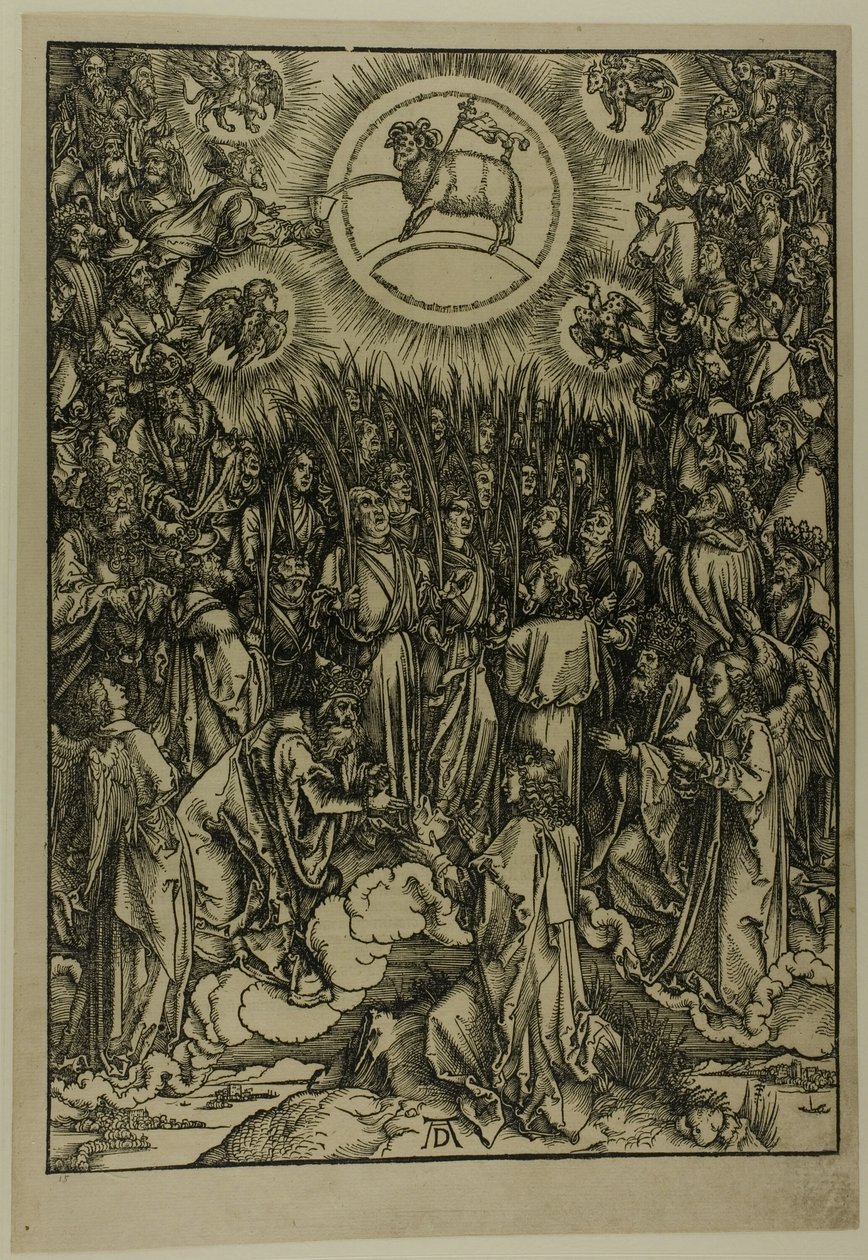 Kuzuya Tapınma - Kıyamet'ten Seçilmişlerin İlahisi by Albrecht Dürer