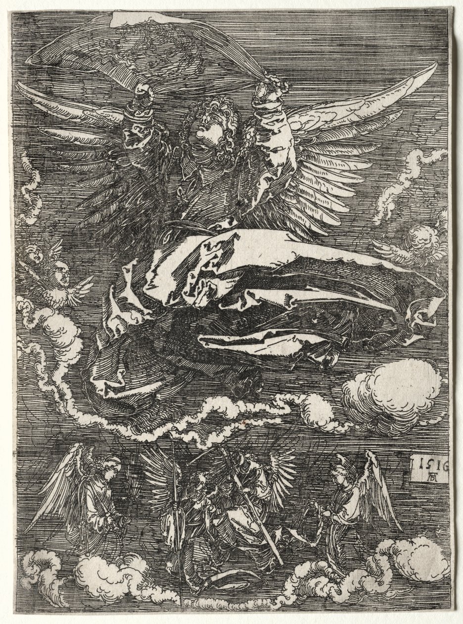 Sudarium ile Melek by Albrecht Dürer