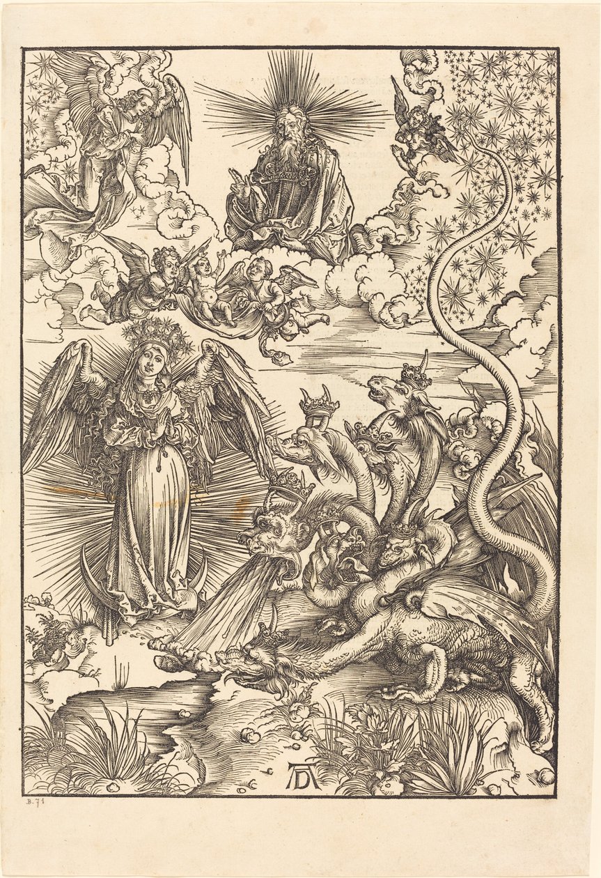 Apokaliptik Kadın by Albrecht Dürer