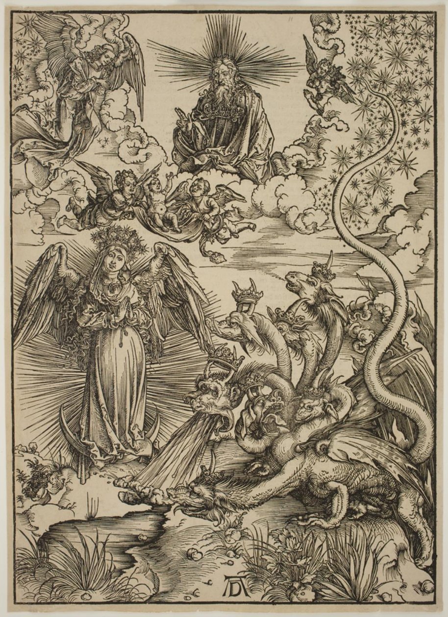Apokaliptik Kadın by Albrecht Dürer