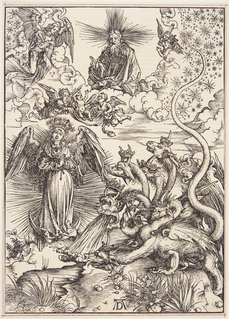 Apokaliptik Kadın by Albrecht Dürer