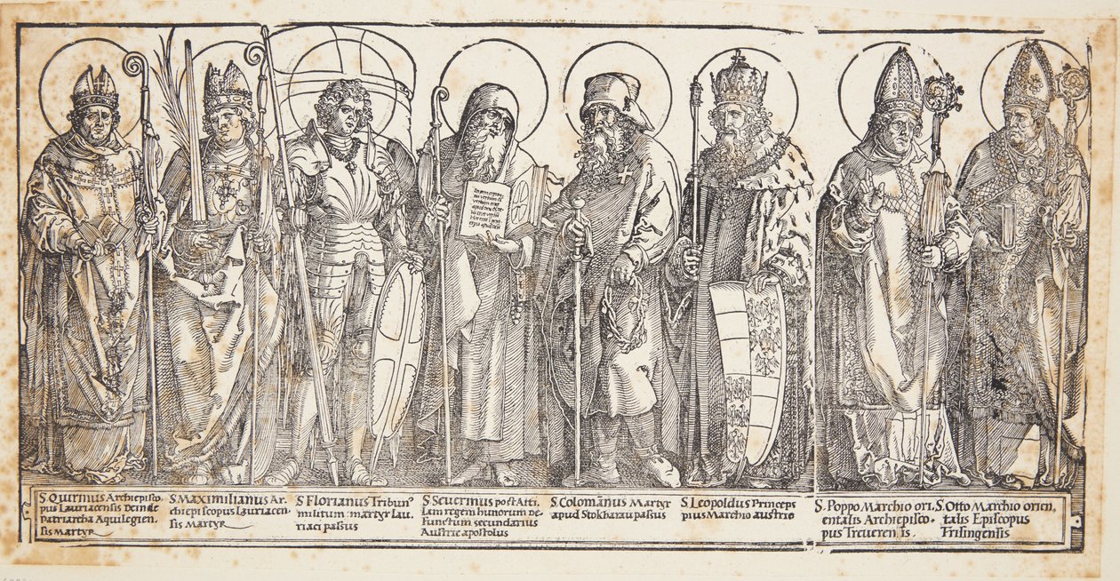 Avusturyalı azizler by Albrecht Dürer